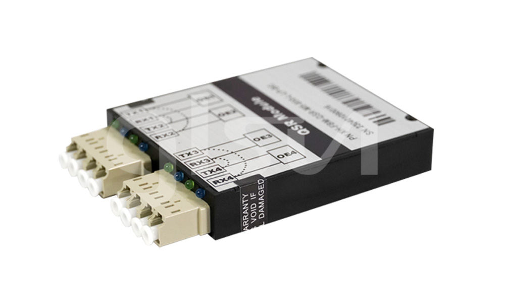 Quad Port 10G SR Fiber Bypass Module